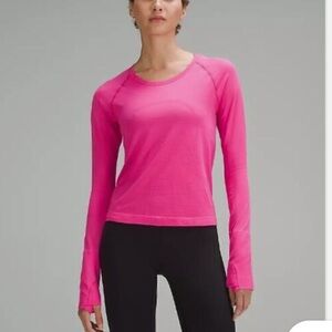 Lululemon hot pink swiftly tech long sleeve